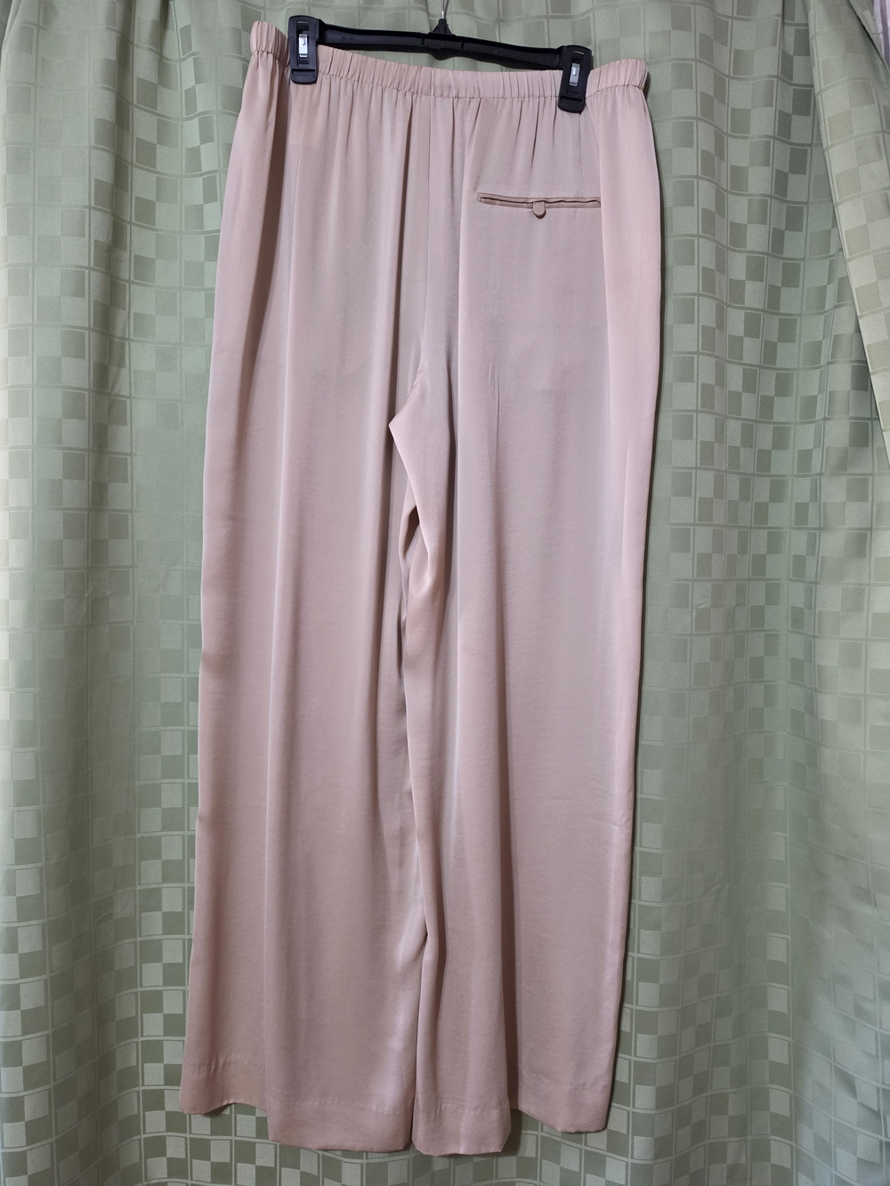 Vince Pale Beige Wide-Leg Drawstring Trousers. NWOT - Picture 4 of 7